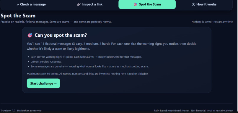 TrustLens – screenshot 2