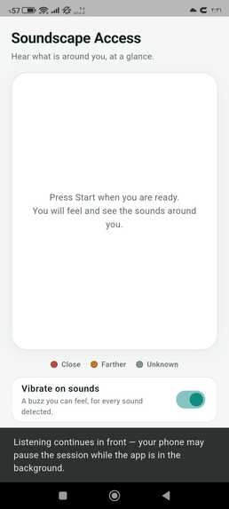 Soundscape Access – screenshot 2