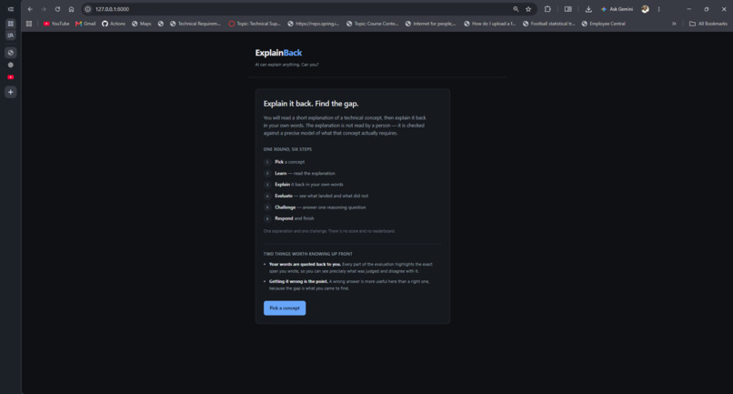 ExplainBack – screenshot 1