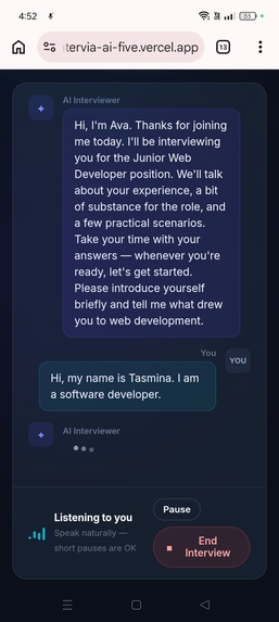 Intervia Ai – screenshot 7