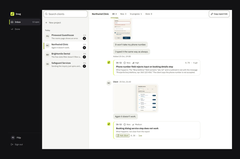 Snag – screenshot 1