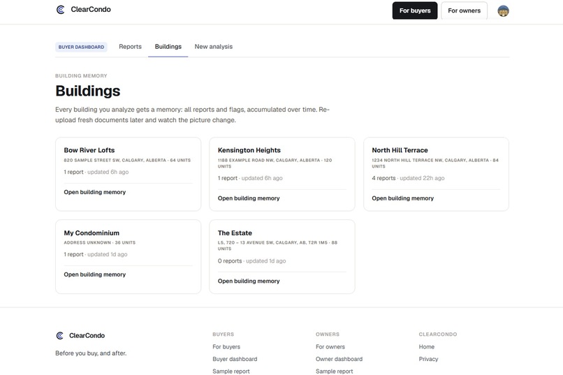ClearCondo – screenshot 1