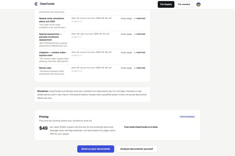 ClearCondo – screenshot 7