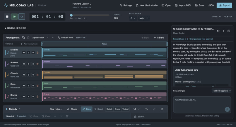 Melodiax Lab – screenshot 1