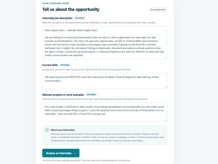 ProofPath AI – screenshot 1