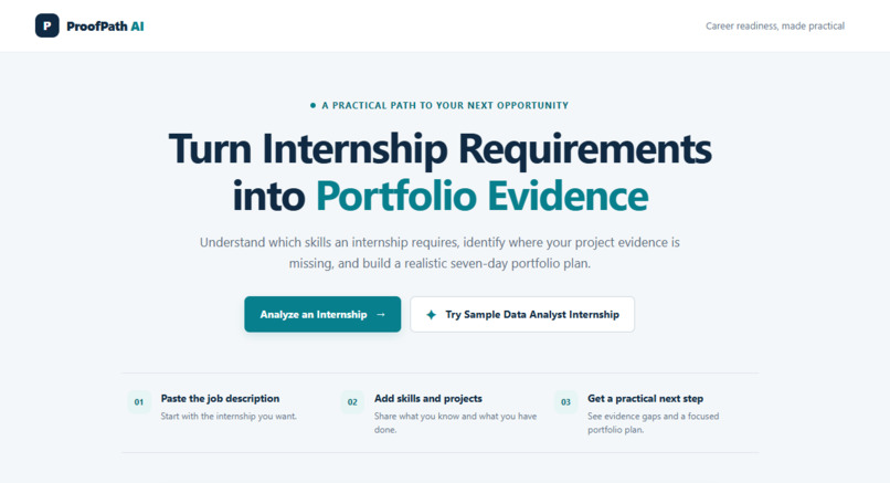 ProofPath AI – screenshot 2