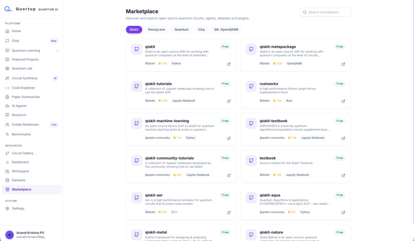 Quortup: Learn, Build & Simulate Quantum Computing with AI – screenshot 1