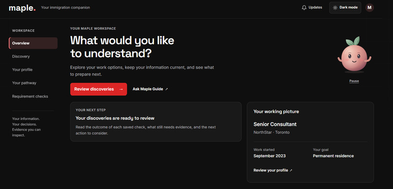 Maple – screenshot 2