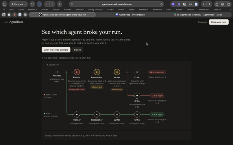 AgentTrace – screenshot 1