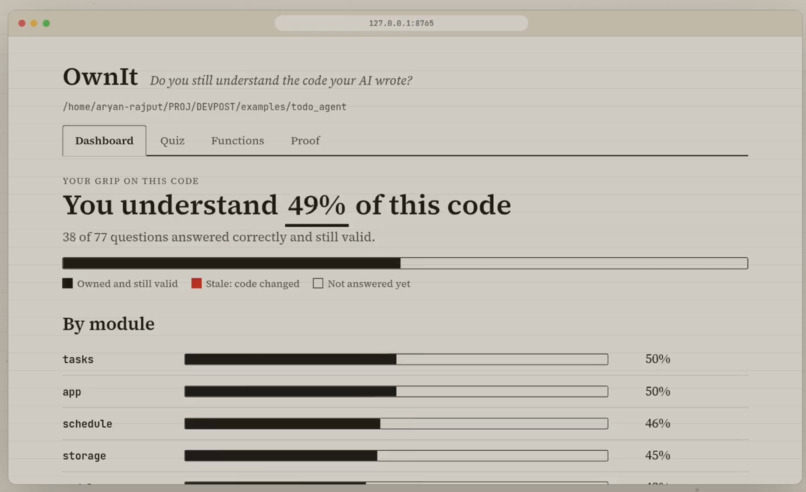 OwnIt – screenshot 1