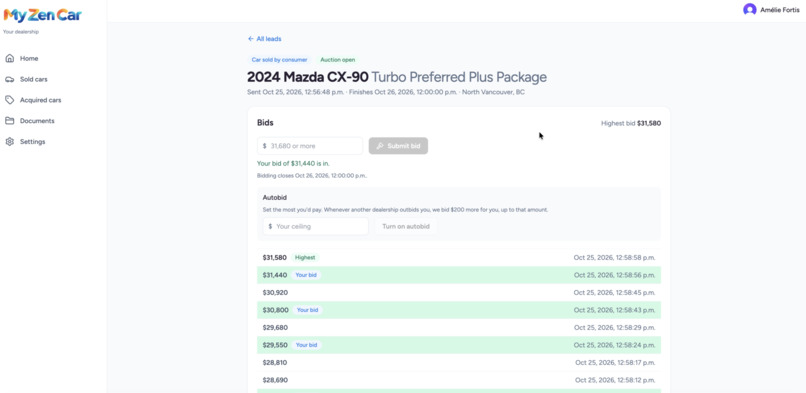 MyZenCar – screenshot 2