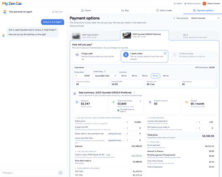 MyZenCar – screenshot 4