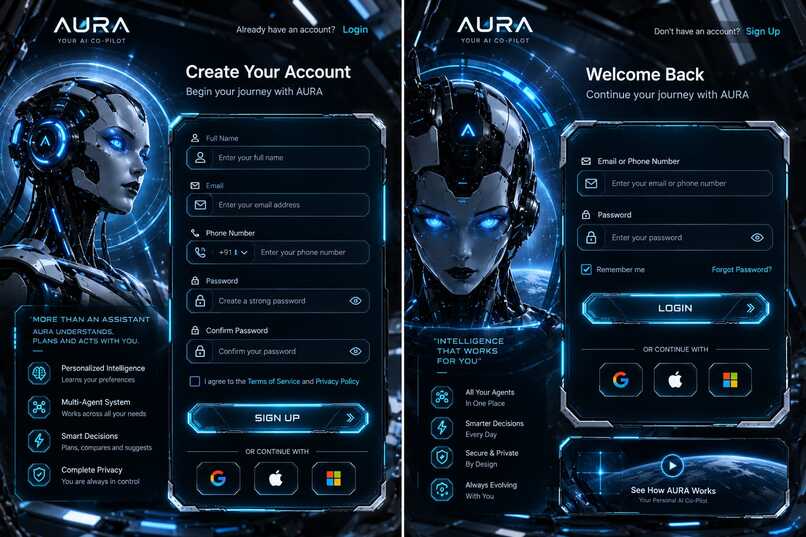 AURA – screenshot 2