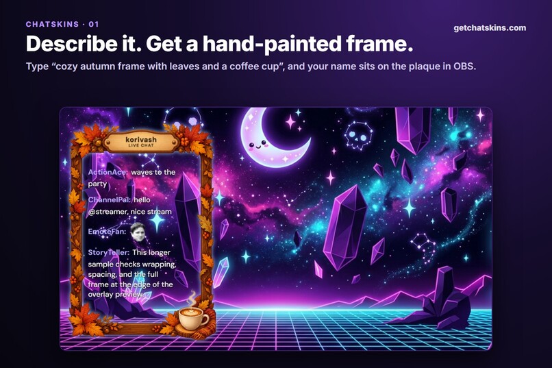 ChatSkins - Game-Style Twitch Chat Overlays – screenshot 5