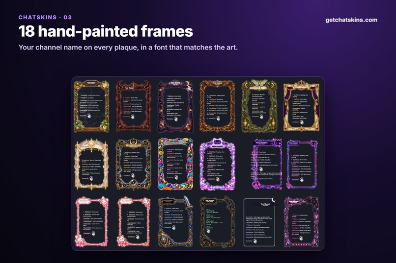 ChatSkins - Game-Style Twitch Chat Overlays – screenshot 8