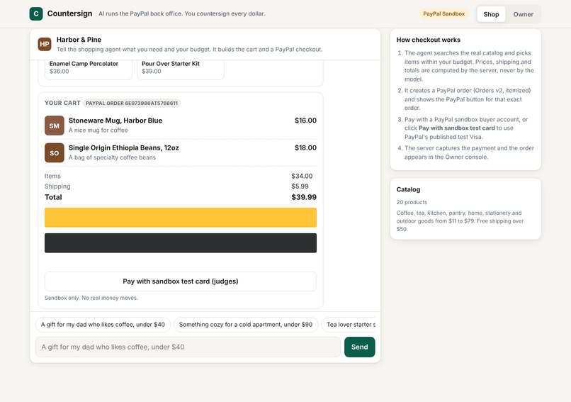 Countersign – screenshot 1
