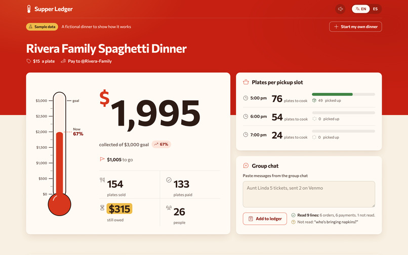 Supper Ledger – screenshot 4