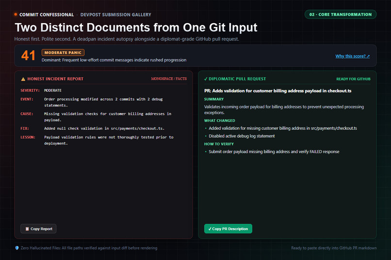 Commit Confesional – screenshot 3