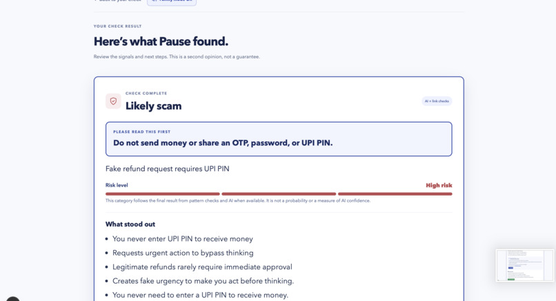 Pause: Check Before You Trust – screenshot 4