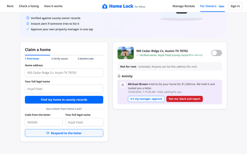 zillow-home-lock – screenshot 2