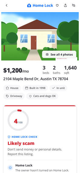 zillow-home-lock – screenshot 3