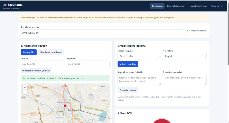 ResQRoute  – screenshot 1