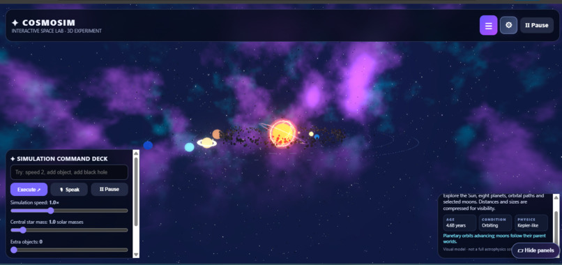 Cosmosim – screenshot 1