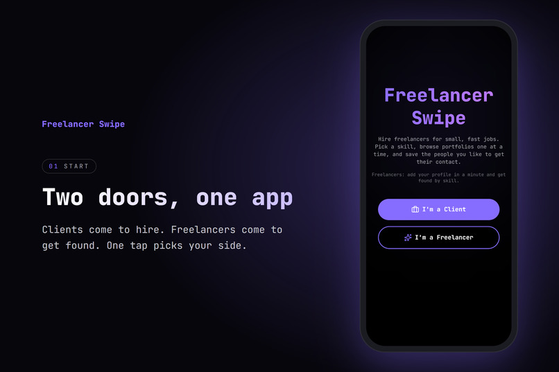 Freelancer Swipe – screenshot 2