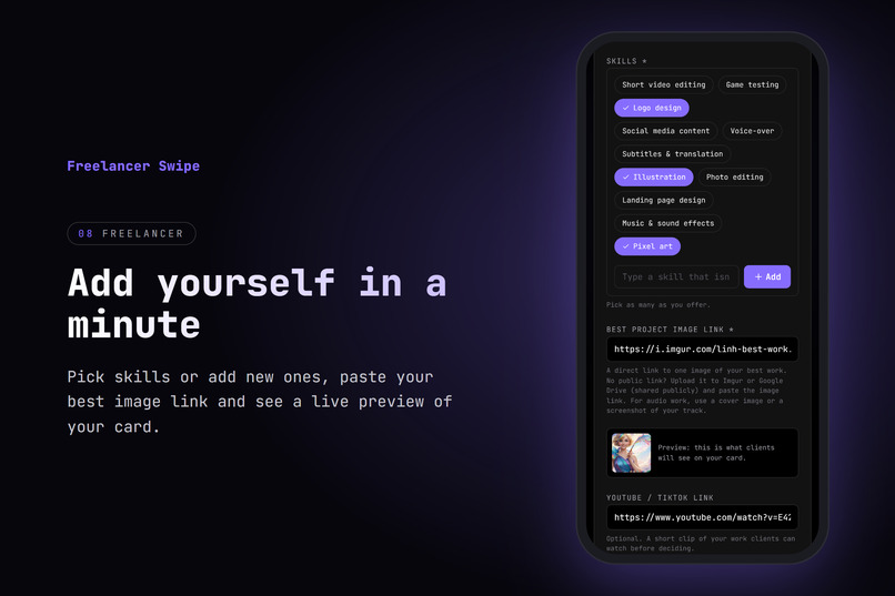 Freelancer Swipe – screenshot 6