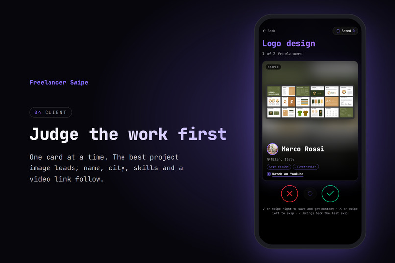 Freelancer Swipe – screenshot 8