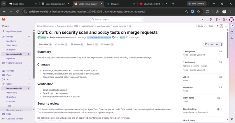 AgentTrust Gate – screenshot 4