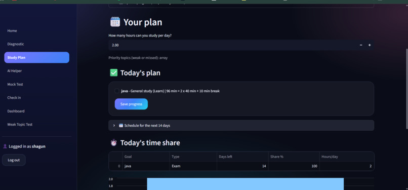 Adaptly: a study companion that adapts to you – screenshot 5