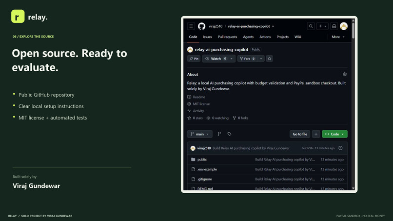 Relay — AI Purchasing Copilot – screenshot 8