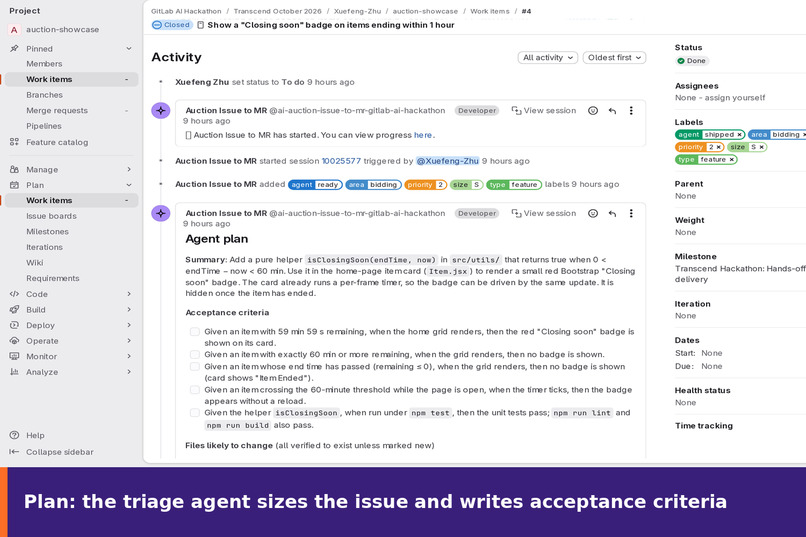 Hands-off Auction: issue in, production out – screenshot 2