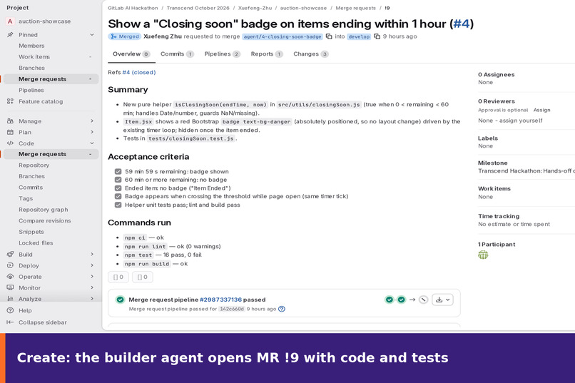 Hands-off Auction: issue in, production out – screenshot 3