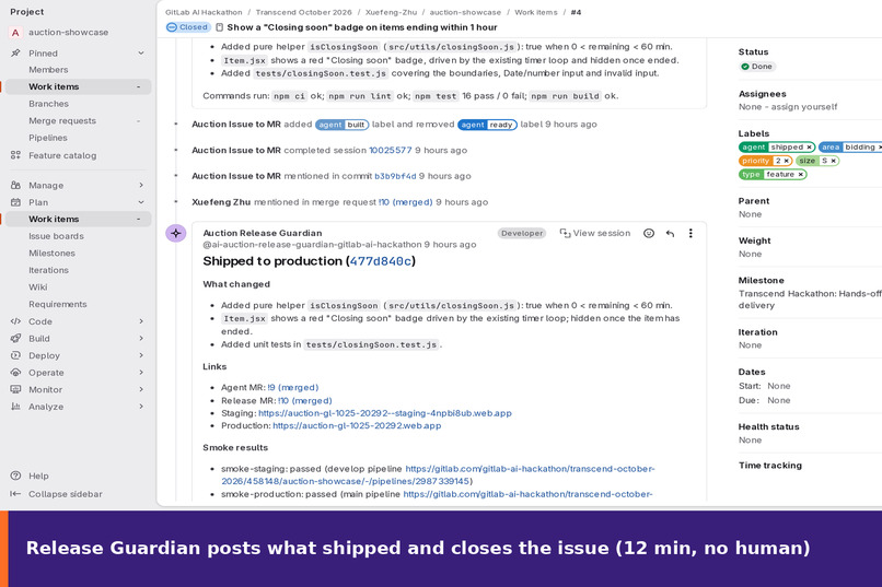 Hands-off Auction: issue in, production out – screenshot 5