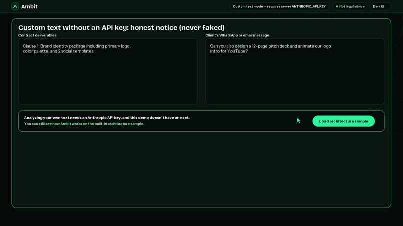 Ambit – screenshot 1