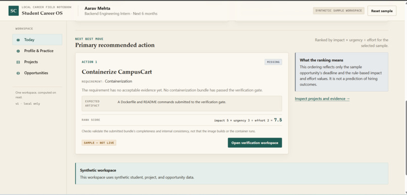 Student Career OS – screenshot 4
