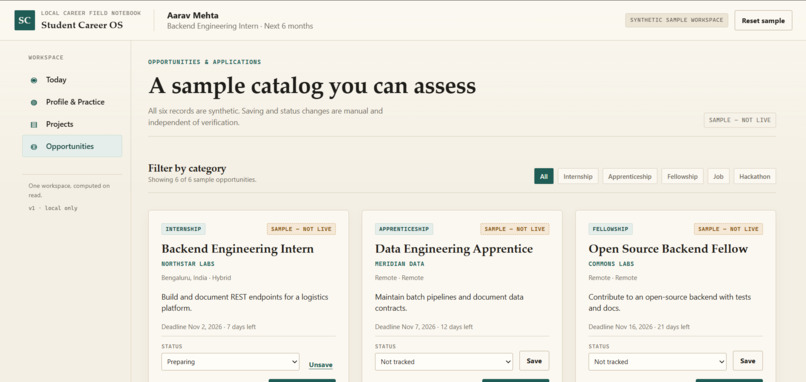 Student Career OS – screenshot 8