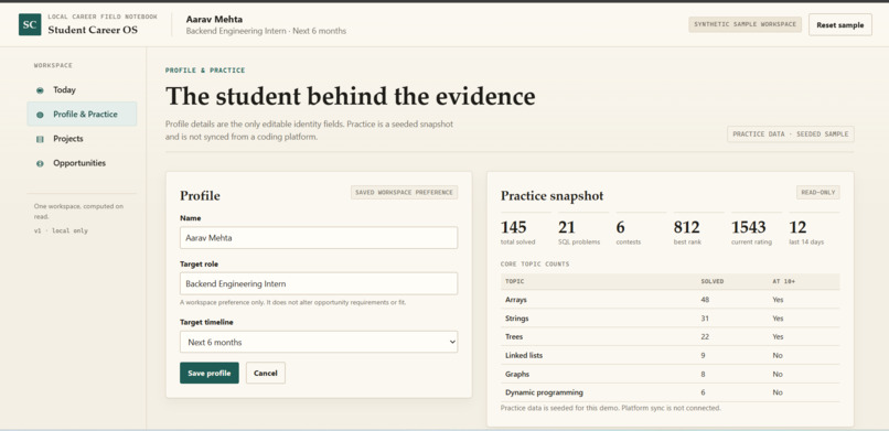 Student Career OS – screenshot 12