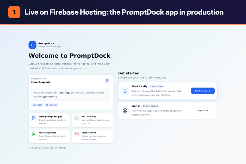 PromptDock Autopilot – screenshot 1