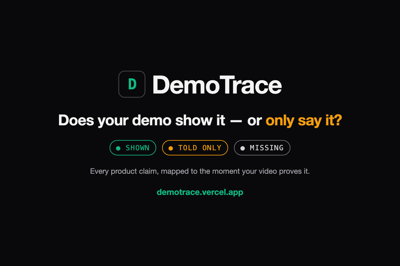 DemoTrace – screenshot 1