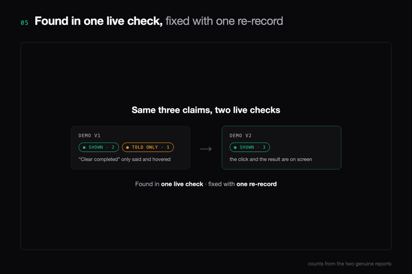 DemoTrace – screenshot 2