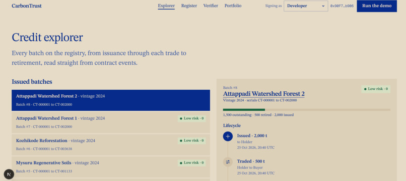 CarbonTrust – screenshot 1