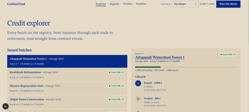CarbonTrust – screenshot 2