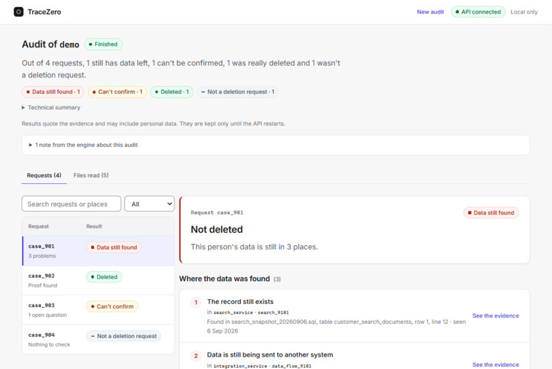 TraceZero – screenshot 2
