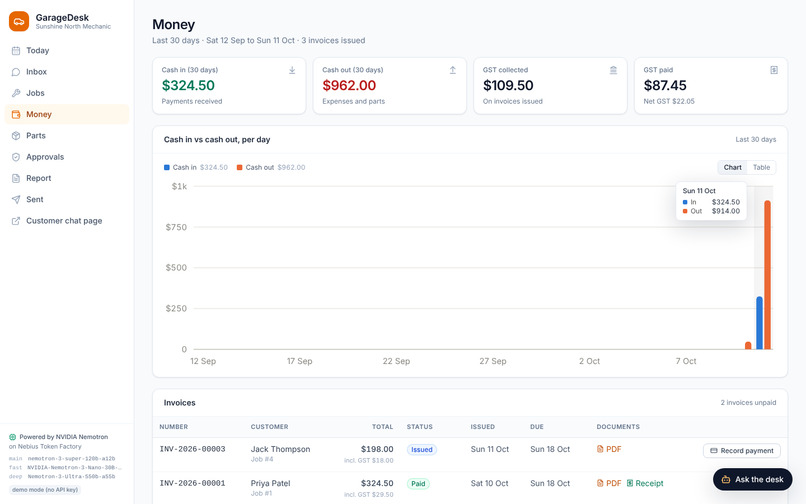 GarageDesk – screenshot 6