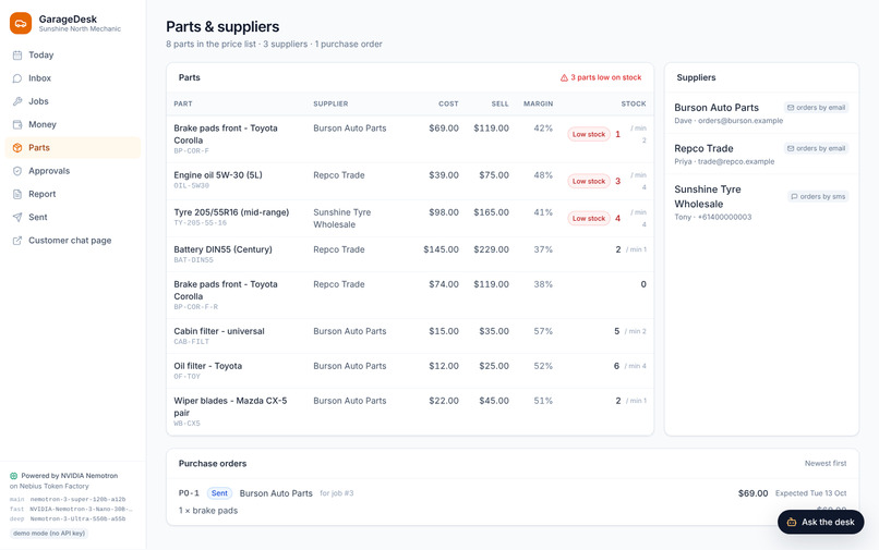 GarageDesk – screenshot 8