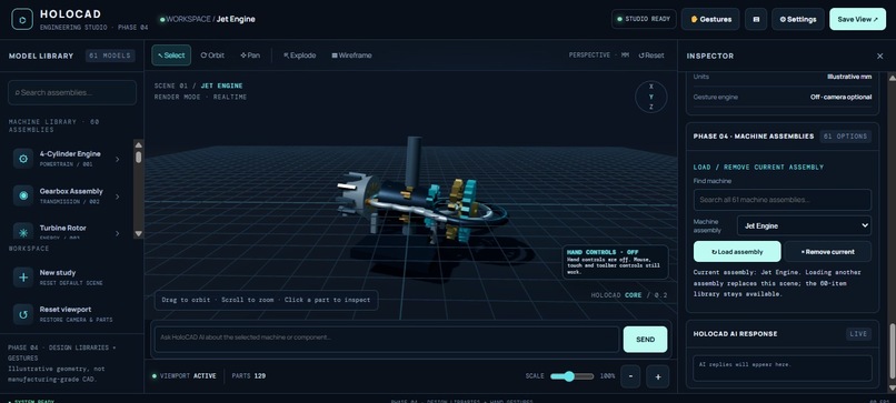 HoloCAD-3D – screenshot 1