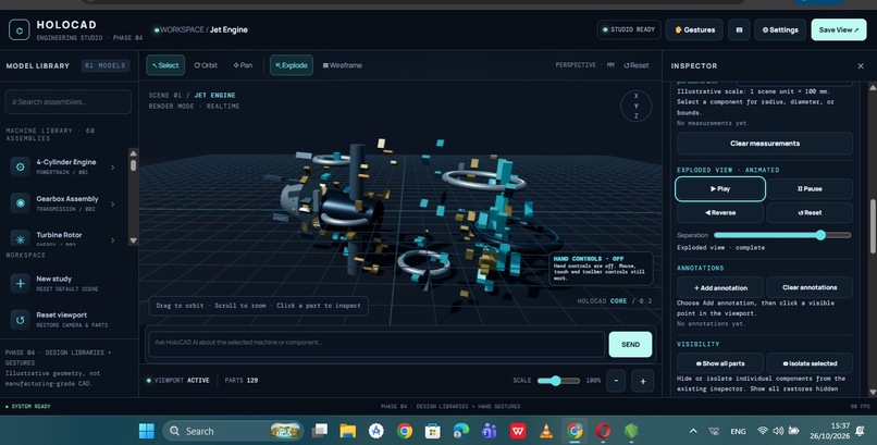 HoloCAD-3D – screenshot 3